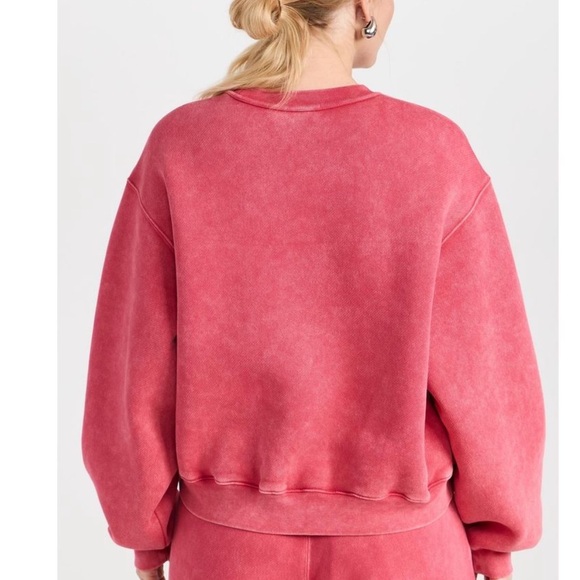 ALEXANDER WANG
Essential Terry Crew Sweatshirt (Only) with Puff Paint logo - Picture 4 of 4
